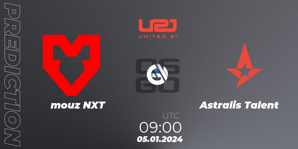 Mouz NXT - Astralis Talent: прогноз. 05.01.2024 At 09:00, Counter ...