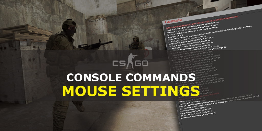 Настройка мыши в CS:GO. Команды для настройки чувствительности мыши в CS:GO