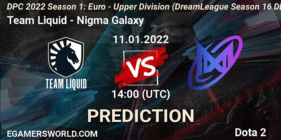 Битва за мажор или матч Team Liquid против Nigma Galaxy на DPC 2021/22 Season 1