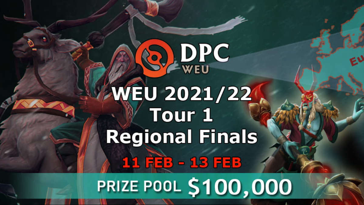 Не пропусти старт DPC WEU 2021/22 Tour 1: Regional Finals!