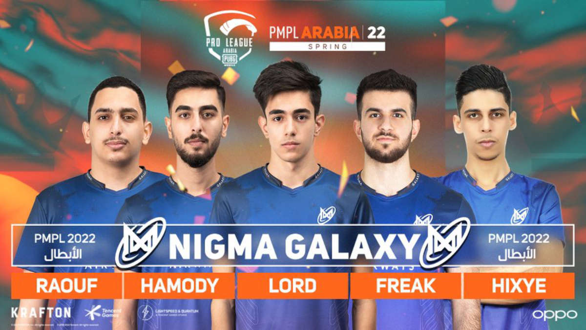 Nigma Galaxy стала чемпионом PUBG Mobile Pro League - Arabia Spring 2022