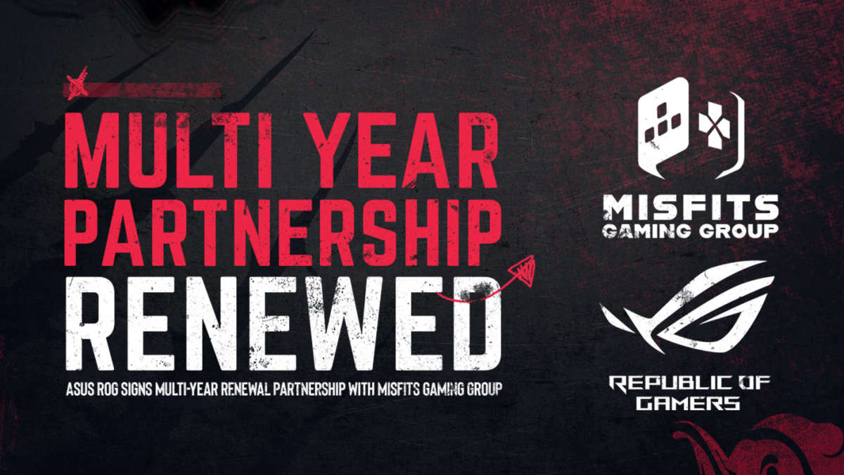 Misfits Gaming Group возобновляет партнерство с Republic of Gamers