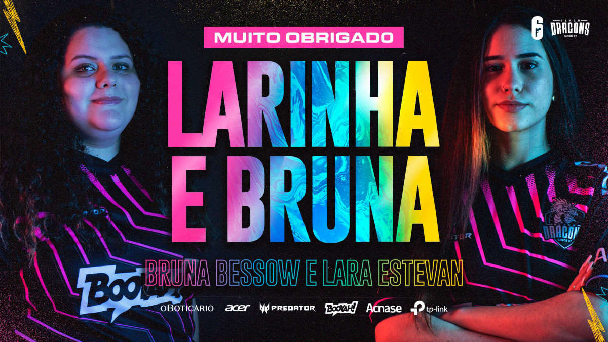 Larinha и bruna покидают Black Dragons e-Sports Larinha и bruna покидают Black Dragons e-Sports