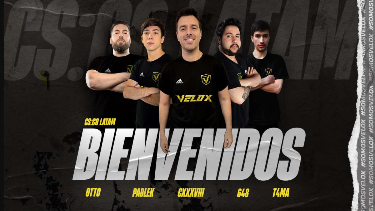 Velox Esports изменили аргентинский состав по CS:GO