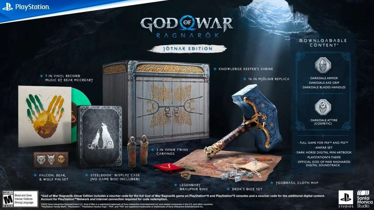 God of War Ragnarok выйдет на PS4 и PS5 в 2022 году!
