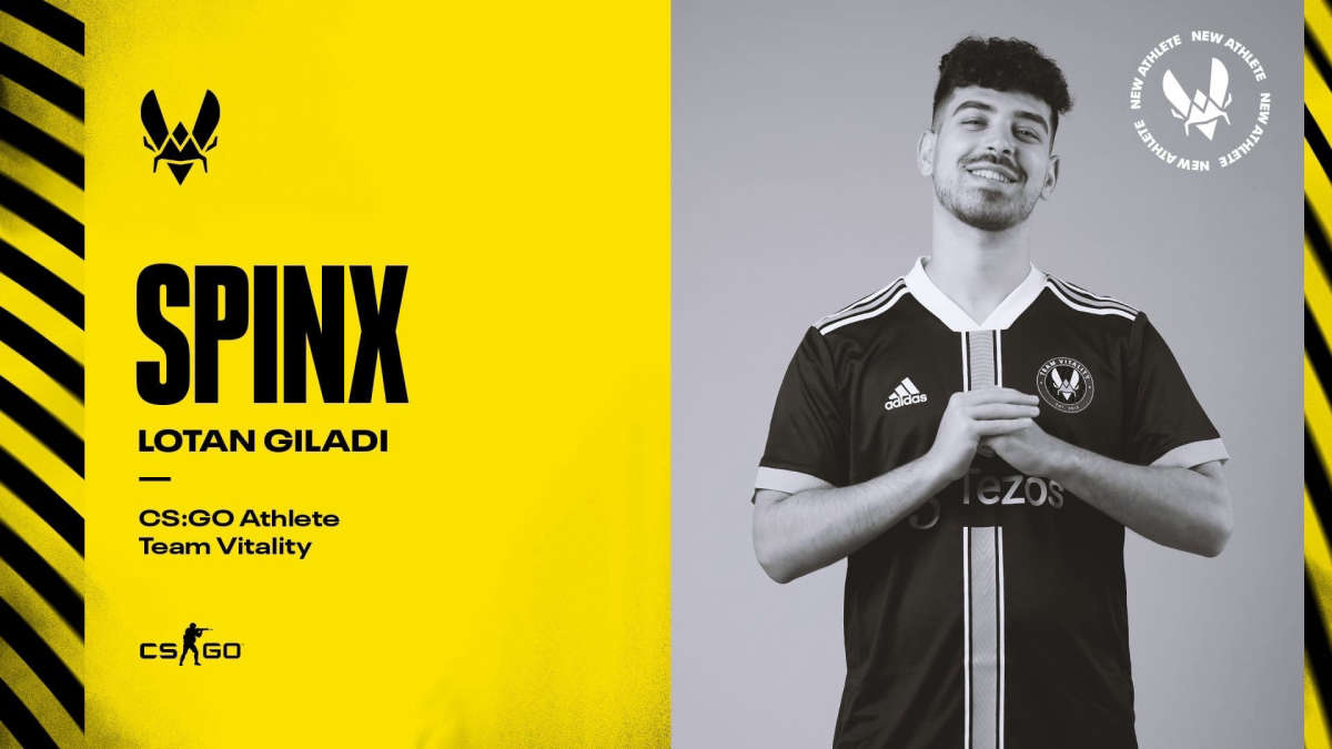 Официально: Spinx перешел в Vitality Официально: Spinx перешел в Vitality