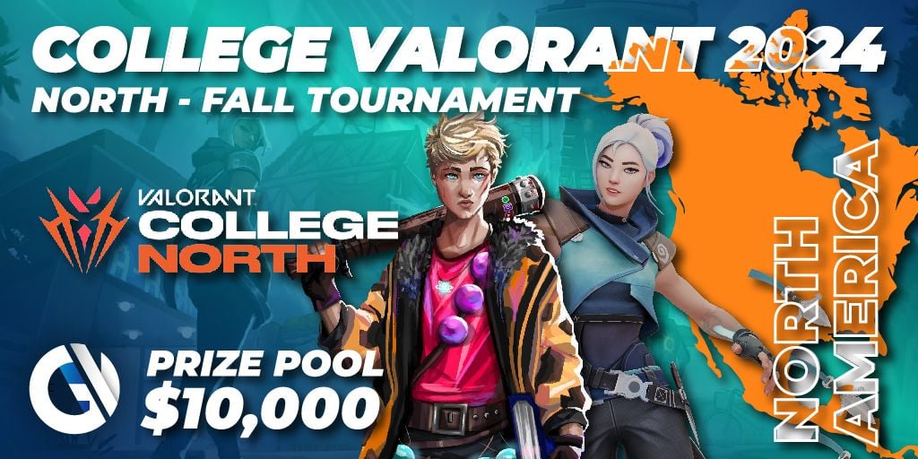 Турнир College VALORANT 2024 North Fall Tournament VALORANT сетка, билеты