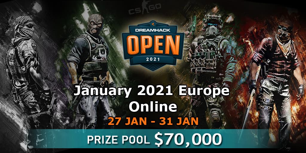 Turnir Dreamhack Open January 2021 Europe Open Qualifier Cs Go Raspisanie Tablica Setka Komandy Kvalifikacii Bilety Egw