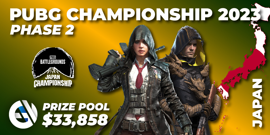 PUBG JAPAN CHAMPIONSHIP 2023 Phase 2 🎮 PUBG турнир 📅 Расписание матчей