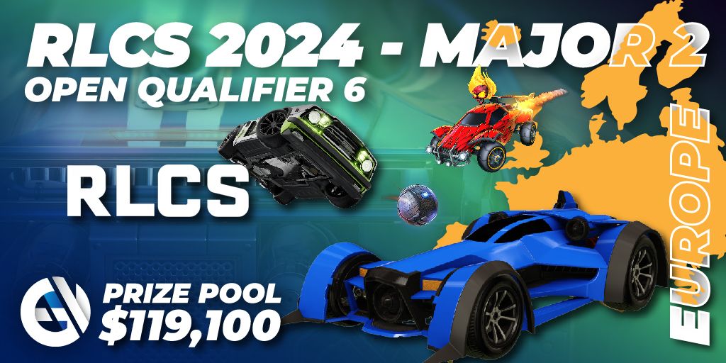 RLCS 2024 Major 2 EU Open Qualifier 6 🎮 Rocket League турнир 📅