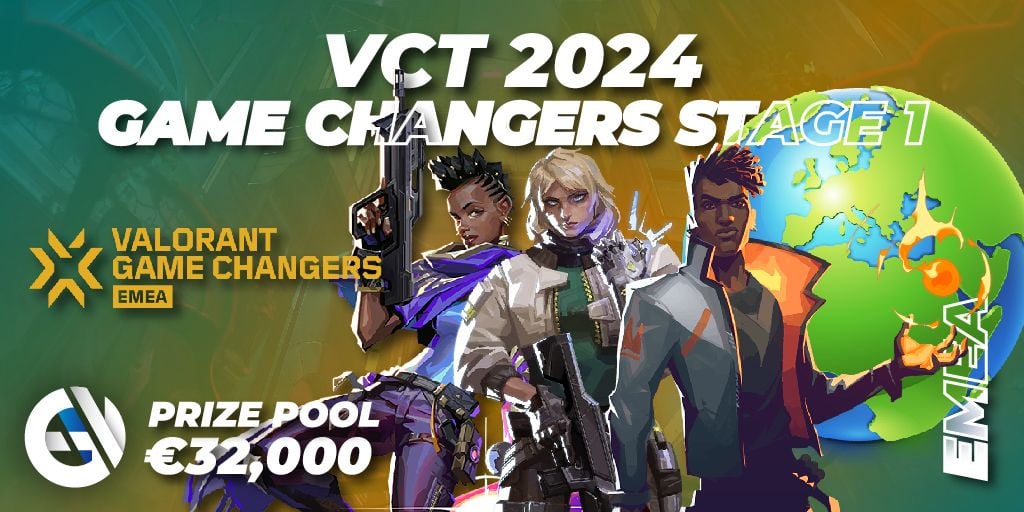 VCT 2024 Game Changers EMEA Stage 1 🎮 VALORANT турнир 📅 Расписание матчей на EGamersWorld ☕