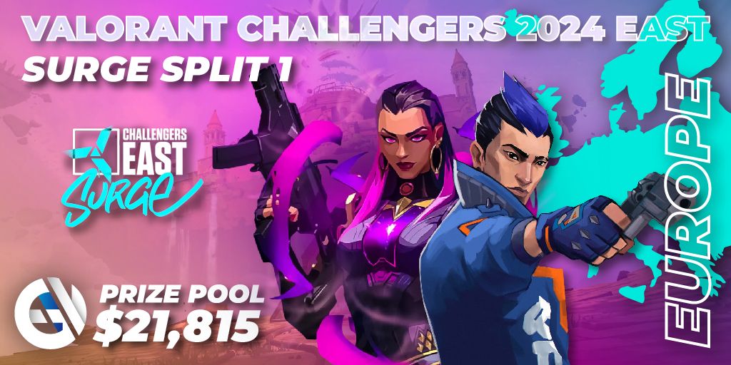 VALORANT Challengers 2024 East Surge Split 1 🎮 VALORANT турнир 📅