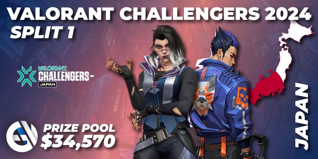 VALORANT Challengers Japan 2024: Split 1 🎮 VALORANT турнир 📅 Расписание ...